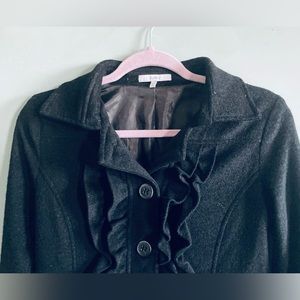 Mystree jacket with ruffles